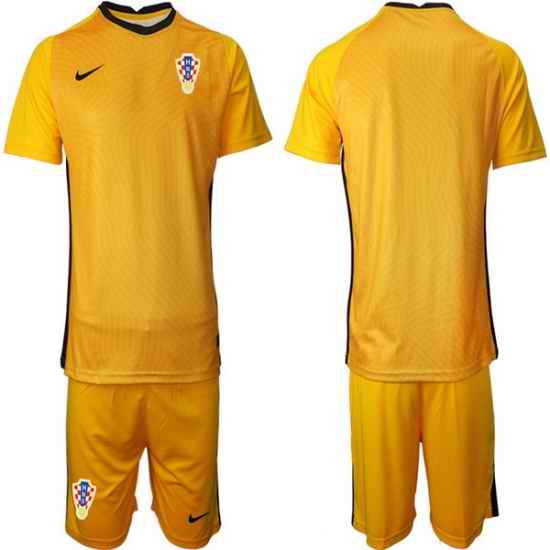 Mens Croatia Short Soccer Jerseys 005